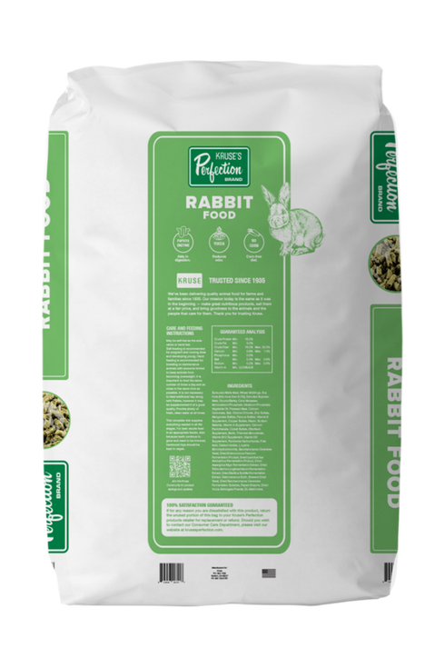 Kruse's Perfection Rabbit Food - Pellets - 40lb Bag