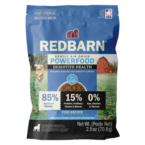 Redbarn Air Dried Powerfood Digestive Health Dog Food - Fish - 2.5oz Bag