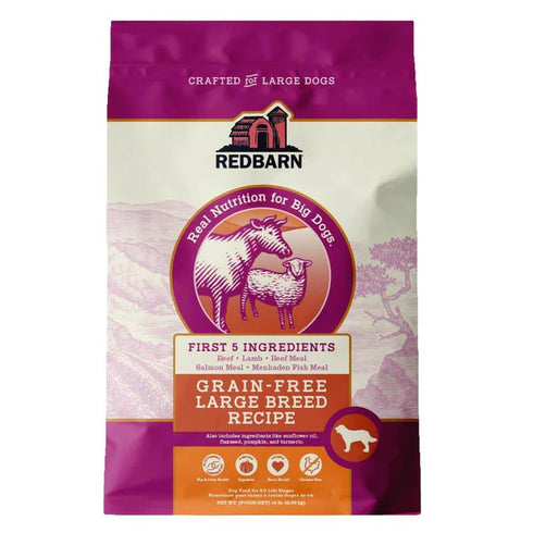 Redbarn Grain Free Large Breed Dry Dog Food - Lamb & Beef - 15lb Bag
