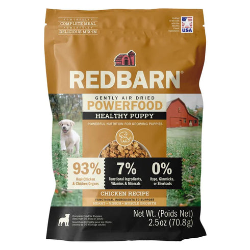 Redbarn Puppy Air Dried Dog Food - Chicken - 2.5oz Pouch