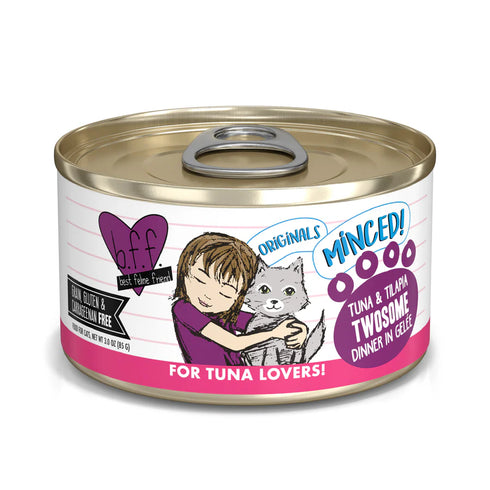 BFF Originals Minced Wet Cat Food - Tuna & Tilapia Twosome - 3oz Can