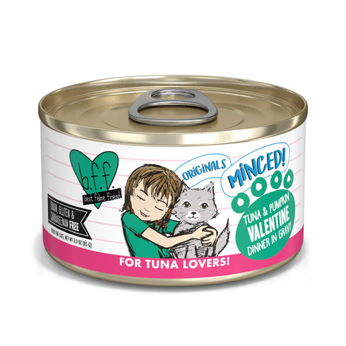 BFF Originals Minced Wet Cat Food - Tuna & Pumpkin Valentine - 5.5oz Can