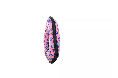 Tuffy's Ultimate Ring Dog Toy, pink leopard