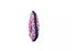 Tuffy's Ultimate Ring Dog Toy, pink leopard
