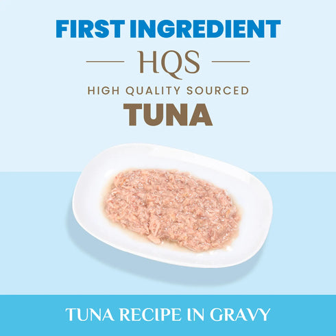 Almo Nature HQS Indoor Wet Cat Food - Tuna With Gravy - 1.76oz Mini Can