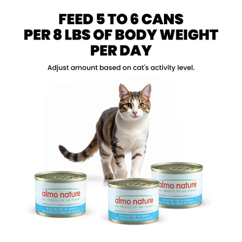 Almo Nature HQS Indoor Wet Cat Food - Tuna With Gravy - 1.76oz Mini Can