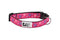 RC Pets Standard Dog Collar - M 1" - Pitter Patter Pink