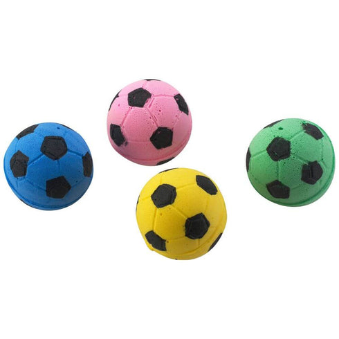 Spot Sponge Soccer Ball Cat Toy - Single - Assorted Colors