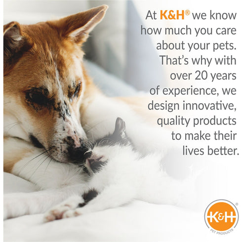 K&H Pet Products Original Lectro-Kennel Outdoor Heated Dog Pad with Cover