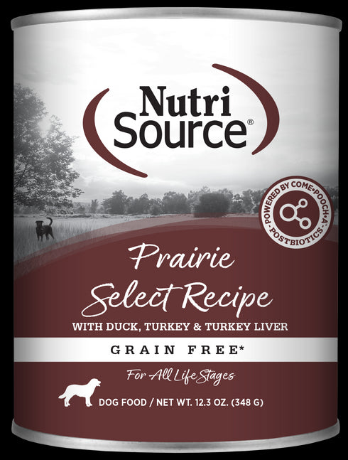 Nutrisource Prairie Select Formula Pate Canned Dog Food 13oz