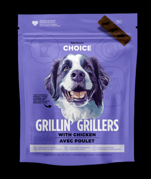 NutriSource Choice Grillin' Grillers Dog Treats - Chicken - 32oz Bag