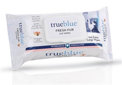 True Blue Cat Wipes 100ct W/milk & Honeysuckle - Poudre Pet and Feed Supply