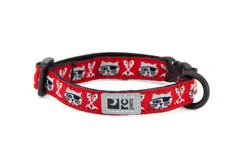 RC Pets Kitty Breakaway Cat Collar - One Size 8-10" - Pirate Cat
