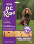 OC Raw Freeze Dried Sliders Dog Food - Rabbit Sliders - 14oz Bag