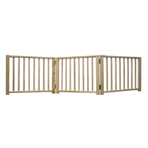 Four Paws 3 Panel Folding Gate For Dogs 17"H x 30"-64"W - Poudre Pet & Feed Supply 2