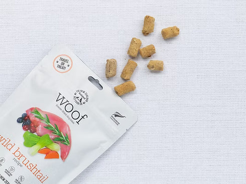 New Zealand Natural Pet Food Co Woof Freeze Dried Dog Food - Brushtail - 9.9oz Bag