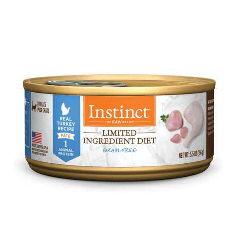 Instinct Limited Ingredient Diet Real Turkey Recipe Cat Food 5.5oz