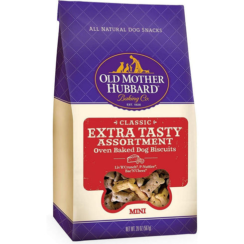 Old Mother Hubbard Crunchy Classic Extra Tasty Mini Dog Treats 20oz - Poudre Pet & Feed Supply