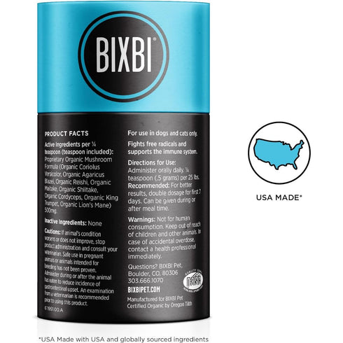 Bixbi Immunity Supplement for Dogs & Cats 60gm - Poudre Pet & Feed Supply 2