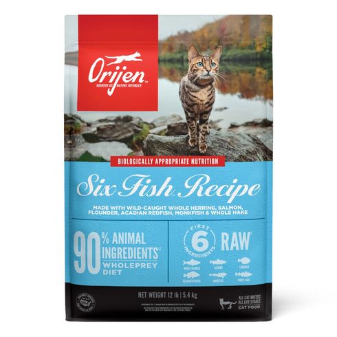 Orijen Animal Supply Orijen Cat 6 Fish 12lb - Poudre Pet and Feed Supply