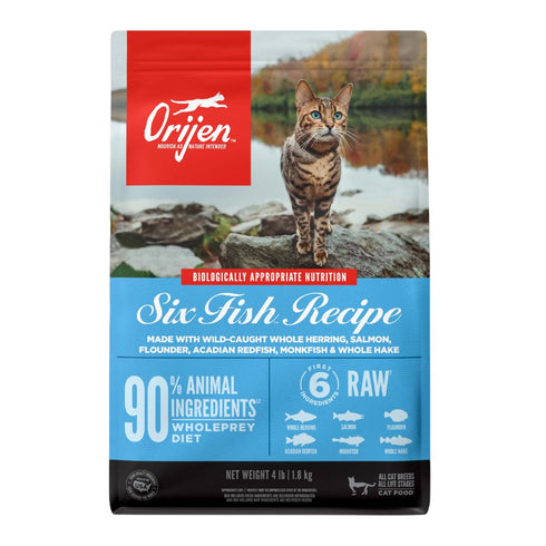Orijen Animal Supply Orijen Cat 6 Fish 4lb - Poudre Pet and Feed Supply