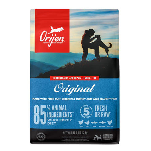 Orijen Original Chicken & Turkey Dry Dog Food 4.5lb - Poudre Pet and Feed Supply