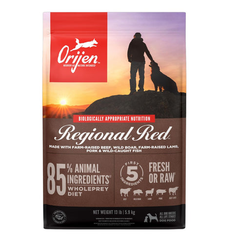 Orijen Regional Red Dry Dog Food 13lb - Poudre Pet and Feed Supply