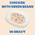 Almo Nature Complete HQS Wet Cat Food - Chicken Recipe w/ Green Beans in Gravy - 2.47oz Can