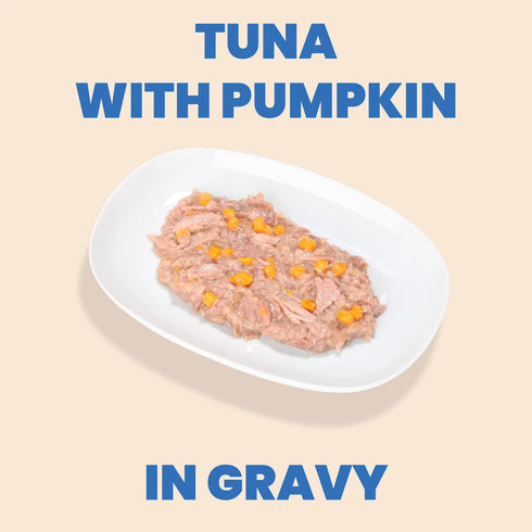 Almo Nature Complete HQS Wet Cat Food - Tuna Recipe w/ Pumpkin in Gravy - 2.47oz Can