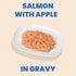 Almo Nature Complete HQS Wet Cat Food - Salmon Recipe w/ Apples in Gravy - 2.47oz Can