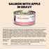 Almo Nature Complete HQS Wet Cat Food - Salmon Recipe w/ Apples in Gravy - 2.47oz Can