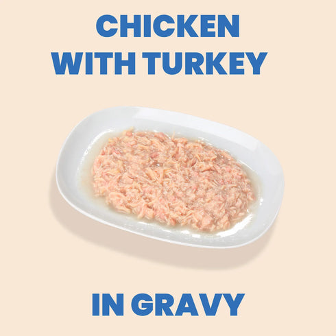 Almo Nature Complete HQS Wet Cat Food - Chicken Recipe w/ Turkey in Gravy - 2.47oz Can