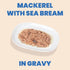 Almo Nature Complete HQS Wet Cat Food - Mackerel Recipe w/ Sea Bream in Gravy - 2.47oz Can