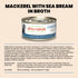 Almo Nature Complete HQS Wet Cat Food - Mackerel Recipe w/ Sea Bream in Gravy - 2.47oz Can