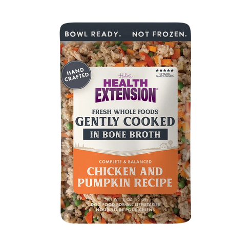 Health Extension Gently Cooked Cat & Dog Food - Chicken & Pumpkin - 3oz Pouch