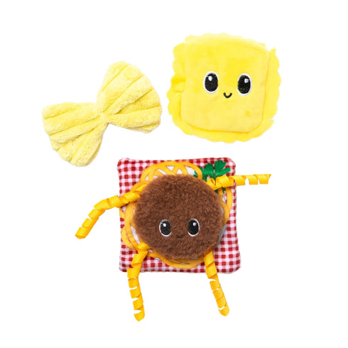 Petmate Quirky Kitty Pasta Cat Toy - 3 Pack