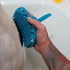 Messy Mutts Silicone Dual Sided Grooming Brush with Hand Strap