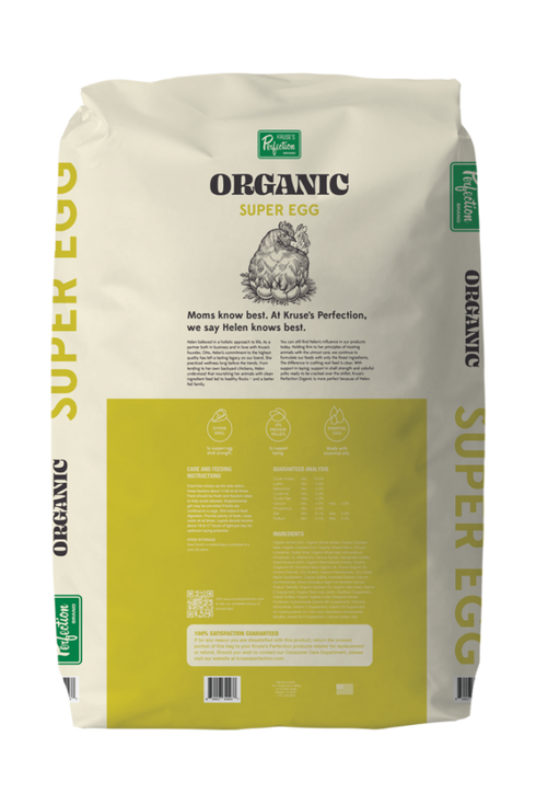 Kruse's Perfection Organic Super Egg Layer Chicken Feed - Pellets - 40lb Bag