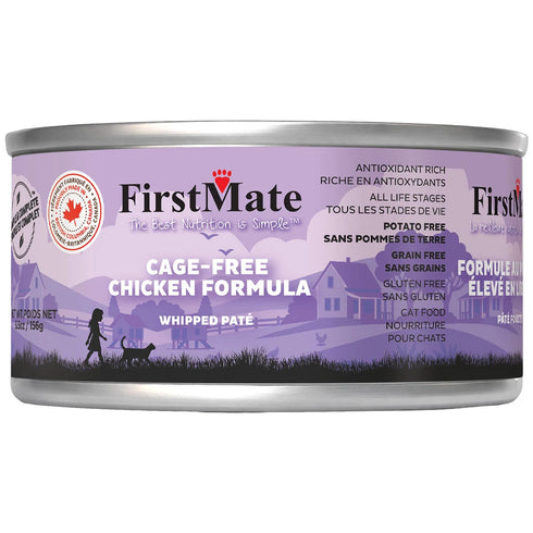 FirstMate Simple & Complete Wet Cat Food - Homestead Chicken - 3.2oz Can