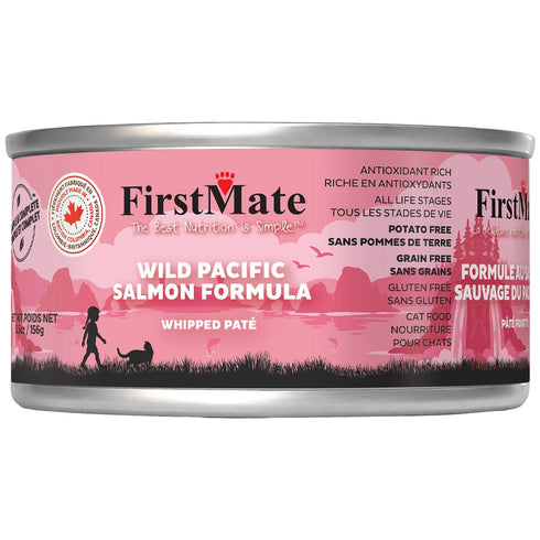 FirstMate Simple & Complete Wet Cat Food - River Salmon - 3.2oz Can