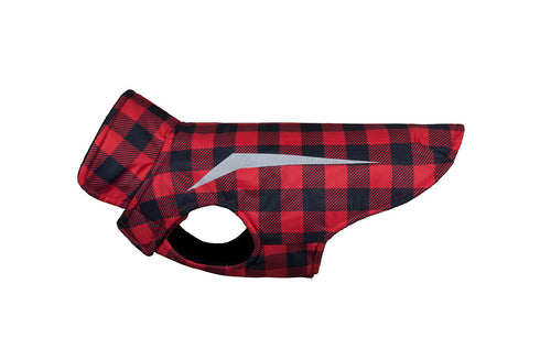 RC Pets Shasta Dog Coat - Size 18 - Red Buffalo Plaid
