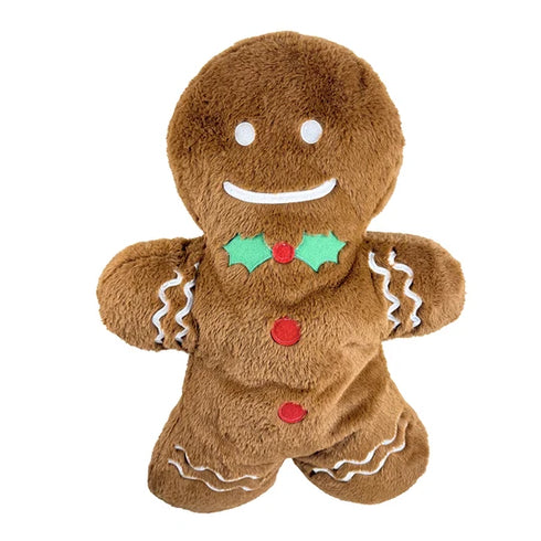 Petlou Christmas Cozy Gingerbread Man Dog Toy - 26"