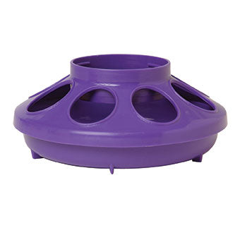 Little Giant Plastic Feeder Base - 1qt - Purple