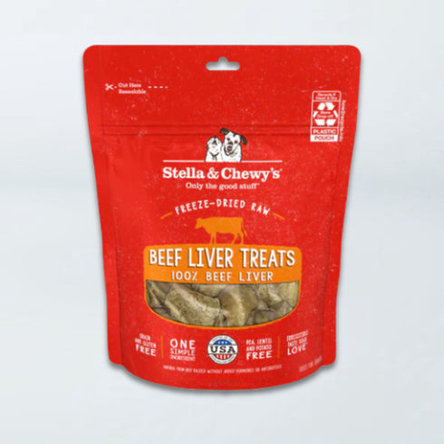 Stella & Chewy's Freeze Dried 1 Ingredient Dog Treats - Beef Liver - 3oz Bag