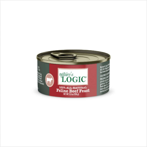 Nature's Logic Natural Wet Cat Food - Beef - 5.5oz Can