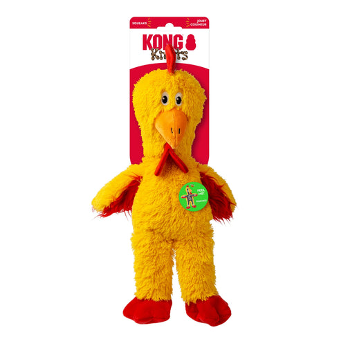 Kong Knotz Chicken Dog Toy - Medium/Large