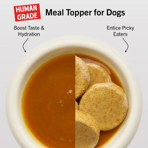 Stella & Chewy Bountiful Bone Broth Dog Food Topper - Grass Fed Beef - 16oz Easy Pour Pouch