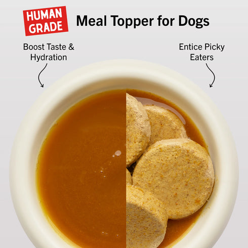 Stella & Chewy Bountiful Bone Broth Dog Food Topper - Cage Free Chicken - 16oz Easy Pour Pouch