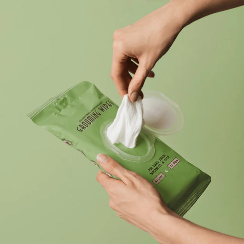 Natural Dog Company Dog Grooming Wipes - 50 Count
