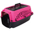 Petmate E-Z To Load Two Door Dog & Cal Kennel - 19" - Pink/Black